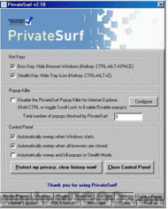 PrivateSurf screenshot